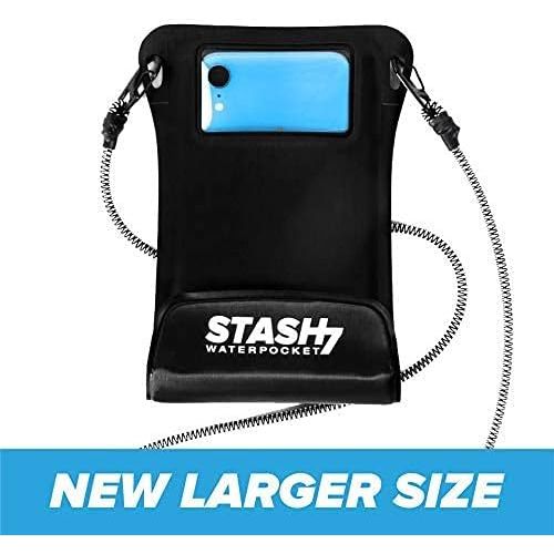  [아마존베스트]Waterpockets Stash 7 Waterpocket Premium Waterproof Phone Pouch | The Only Adventure Grade Phone Case for iPhone 12, 12 Pro Max, 7, 7 Plus, 8, 8 Plus, XS, XS Max, XR, 11, 11 Pro Max, Galaxy S9+