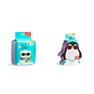Fit & Fresh Cool Coolers Slim Reusable Ice Packs, Set of 4, Multicolored & Cool Coolers, Slim Ice Packs for Lunch Boxes, Bags and Coolers, Penguin Shapes for Kids, Set of 4, Multic