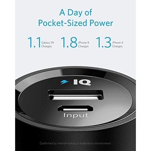 앤커 Anker PowerCore 5000 Portable Charger, Ultra-Compact 5000mAh External Battery with Fast-Charging Technology, Power Bank for iPhone, iPad, Samsung Galaxy and More