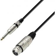 [아마존베스트]Ah Cables Adam Hall 3 Star Series 1m XLR Female to 6.3mm Jack Mono Microphone Cable