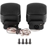 Aramox Audio Speaker Audio Tweeter, 2 Pieces Car Small Square Speakers Loud Audio Music Tweeter Speaker 500 Watt