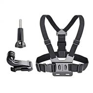 VVHOOY Chest Mount Harness Adjustable Chesty Strap Compatible with Gopro Hero 8/7/6/5/4 Session DJI Osmo AKASO EK7000 Brave 4 5 6 Plus APEMAN Dragon Touch COOAU Sjcam Action Camera