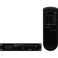 [아마존베스트]MONACOR DMP-102 Small MP3 Player Installation Module Audio Player with USB Interface and SD/MMC Card Slot with IR Remote Control Black