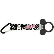 Disney Minnie & Mickey Mouse Water Bottle Holder Keychain/Keyring Backpack Clip