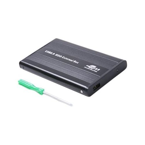  SANOXY Black USB 2.0 to IDE 2.5 Hard Disk Drive HDD Aluminum External Case Enclosure 500GB Max Capacity