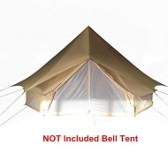 UNISTRENGH Waterproof Sunshade Heavy Duty Top Cover Roof Shelter for 3M 4M 5M 6M 7M Bell Tent