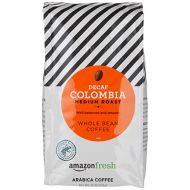 AmazonFresh Decaf Colombia Whole Bean Coffee, Medium Roast, 12 Ounce (Pack of 3)