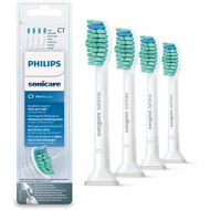 Philips Sonicare original brush head ProResults HX6014 / 07, up to 2x more plaque removal, pack of 4, standard, white