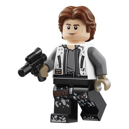  LEGO Solo: A Star Wars Story Minifigure - Han Solo Black and White Dirt Stains (75209)