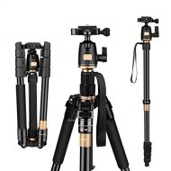 AFAITH Tripod for DSLR Camera, Ultra Compact and Lightweight Aluminum Travel Tripod with 360 Panorama Ball Head Quick Release Plate for Canon, Nikon, Sony, Samsung, Olympus, Panaso