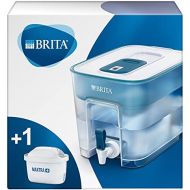 Visit the Brita Store Brita Flow table water filter, funnel: SMMA, white/petrol, 30.2 x 21.4 x 22