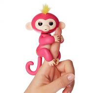[아마존베스트]WowWee Fingerlings - Interactive Baby Monkey - Bella (Pink with Yellow Hair) By WowWee