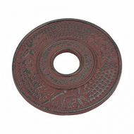 JapanBargain 4035, Cast Iron Trivet for Teapot Kettle Tetsubin Hot Pot Holder Pads for Hot Dish Pot Pans on Kitchen Counter top or Dinning Table Heat Resistant 5 1/4 inch, Bamboo P