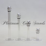 Platinumcakeware Cake Stand Glass Candle Votive Set 4 Tier (STYLE V132)