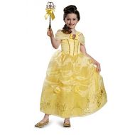Disguise Disney Princess Belle Beauty & the Beast Prestige Girls Costume
