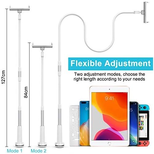  [아마존베스트]Joylink Mobile Phone Holder Universal Stand for Smartphone Mobile Phone Tablet Gooseneck Flexible Long Arms Mobile Phone Tablet Stand, a