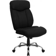 Mercury Furniture Perfect Office Chair HERCULES 350 lb. Capacity Black Fabric Office Chair