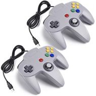 [아마존베스트]Miadore N64Controller Joypad for PC Innext 2x USB GamePad Joypad Controller for Nintendo 64N64GAMES