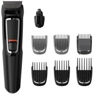 Philips mg3730/15 Beard and Precision Travel Trimmer 8 in 1 Self Sharpening Blades with Bag