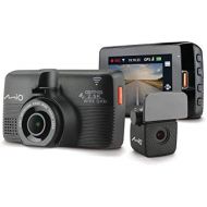 [아마존베스트]Mio MiVue 798 Dual Full HD Black WLAN Dashcams (Full HD, 150°, CMOS, 30 FPS, H.264, MP4, Black)