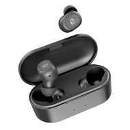 SoundPEATS True Wireless Earbuds Bluetooth 5.0 Earphones with Built in Mic Stereo Headphones in-Ear, Deep Bass, Binaural Calls, One-Step Pairing, 35 Playtime, Upgraded TrueFree Plu