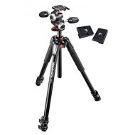 Manfrotto MK055XPRO3-3W 055 Kit Aluminium 3-Section Horizontal Column Tripod with 3-Way Head and Two ZAYKIR Quick Release Plates for the RC2 Rapid Connect Adapter