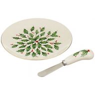 Lenox Holiday Cheese Plate and Knife Set