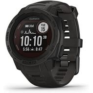 Garmin Instinct Solar, Rugged Outdoor Smartwatch with Solar Charging Capabilities, Built-in Sports Apps and Health Monitoring, Graphite
