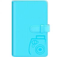 Katia 96 Pocket Wallet Photo Album Accessories for fujifilm Instax Mini 11/ 7s/ 8/ 8+/ 9/ 25/ 26/ 50s/ 70/ 90 Film, Instant Camera Printer(Not Fit for Square Films Picture) (Blue)