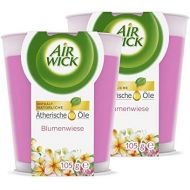 Airwick Air Wick Wohlfuehl-Duftkerze DUO Blumenwiese, 2 Stueck