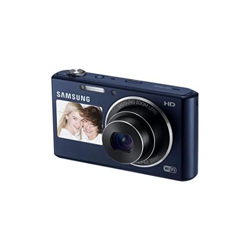 삼성 Samsung DV150F 16.2MP Smart WiFi Digital Camera with 5x Optical Zoom and 2-Inch front and 3-Inch Rear Dual LCD Screens (Black) (OLD MODEL)