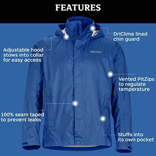 마모트 Marmot Men’s PreCip Jacket Lightweight, Waterproof
