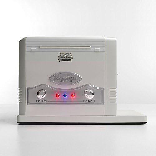  Marcato Pasta Fresh Classic Elektrische Knetmaschine mit Zubehoer Kapazitat 750g Farbe weiss und grau