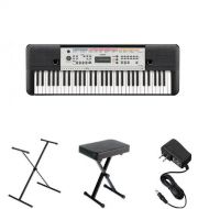 Yamaha YPT-260 Portable Keyboard Bundle with Stand, Bench and Power Adapter