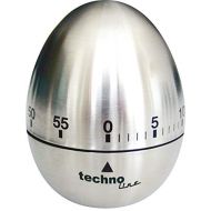 [아마존베스트]Technoline KZW II Analogue Egg Timer Egg-Shaped Metal