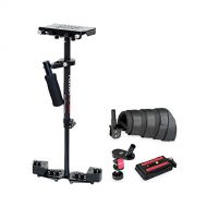FLYCAM HD-3000 Micro Balancing 60cm/24” Handheld Steadycam Stabilizer with Arm Support Brace for DSLR Video Cameras up to 3.5kg/8lbs - Free Table Clamp & Unico Quick Release (FLCM-