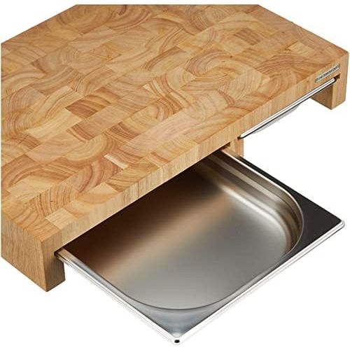  [아마존베스트]Continenta 1012332010 Chopping Board, Wood, Brown, 50 x 32.5 x 8 cm