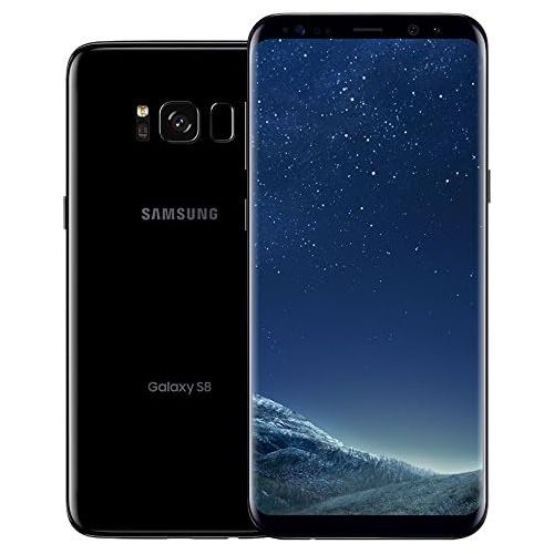  Amazon Renewed SAMSUNG Galaxy S8 64GB Phone - 5.8in Unlocked Smartphone - Midnight Black (Renewed)