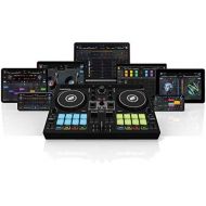 [아마존베스트]Reloop Buddy Compact 2-Channel DJ Controller for Algoriddim DJay on iOS, PadOS, Android, Mac and PC with RGB Performance Pads, FX Paddle and Neural Mix Control