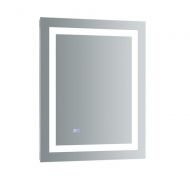 Fresca Santo 24 Wide x 30 Tall Bathroom Mirror w/LED Lighting and Defogger