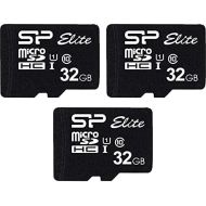 SP Silicon Power Silicon Power Elite 32GB microSDHC 3-Pack MicroSD Card with Adapter