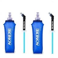 AONIJIE Pack 2 TPU Soft Hydration Water Bottle BPA-Free Collapsible Flask-Use in Hydration Vest for Marathon Running Hiking Cycling