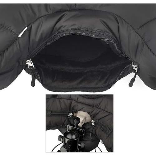  Ruggard DSLR Parka Cold and Rain Protector for Cameras and Camcorders (Black)