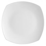 CAC China COP-SQ6 Coupe 6-1/4-Inch Super White Porcelain Square Plate, Box of 36