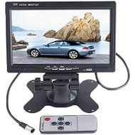 BW 7 inch High Resolution 800*480 TFT Color LCD Car Rear View Camera Monitor Support Rotating The Screen and 2 AV Inputs