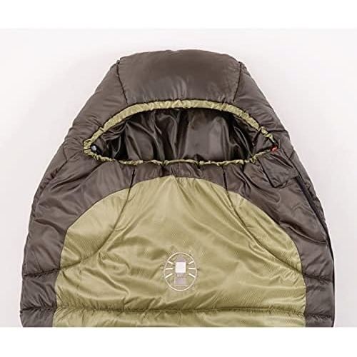 콜맨 Coleman 0°F Mummy Sleeping Bag for Big and Tall Adults | North Rim Cold-Weather Sleeping Bag