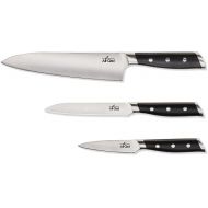 All-Clad Forged Steel Chefs Knife, Utility Knife, Paring Knife 3 Piece, Kitchen Knife Set, Knife Block Set, Kitchen Knives