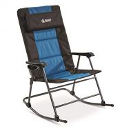 Guide Gear Oversized Rocking Camp Chair, 500-lb. Capacity, Blue/Black