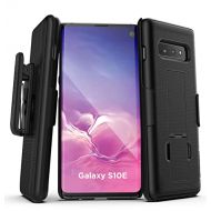 Encased Galaxy S10e Belt Clip Case (2019 DuraClip) Slim Grip Cover w/Holder for Samsung Galaxy S10 E (Black)