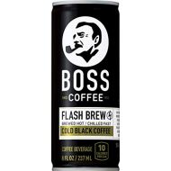 BOSS Coffee by Suntory - Japanese Flash Brew Original Black Coffee, 8oz 12 Pack, Imported from Japan, Espresso Doubleshot, Ready to Drink, Keto Friendly, Vegan, No Sugar, No Gluten